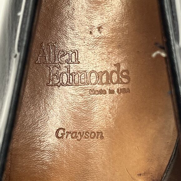 Allen Edmonds Shoes Men’s 12 C Black Grayson Tassel Loafers Leather Dress USA main image 10